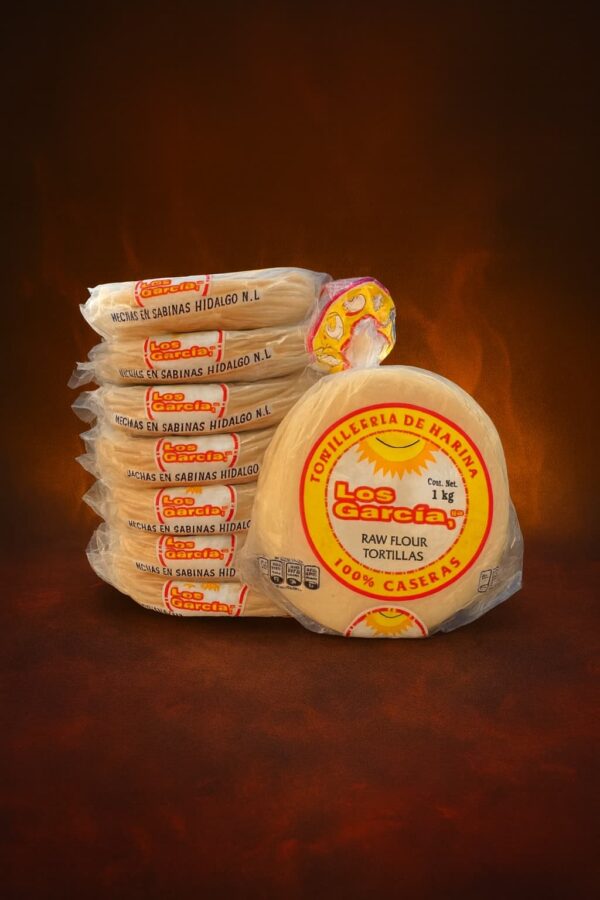 Tortillas harina crudas Garcia (500g)