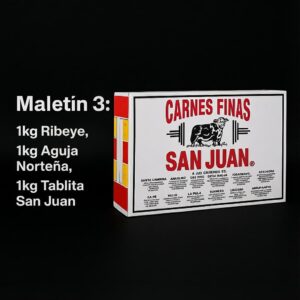 Maletin 3- : 1kg Ribeye,-1 kg Aguja-1kg Tablita